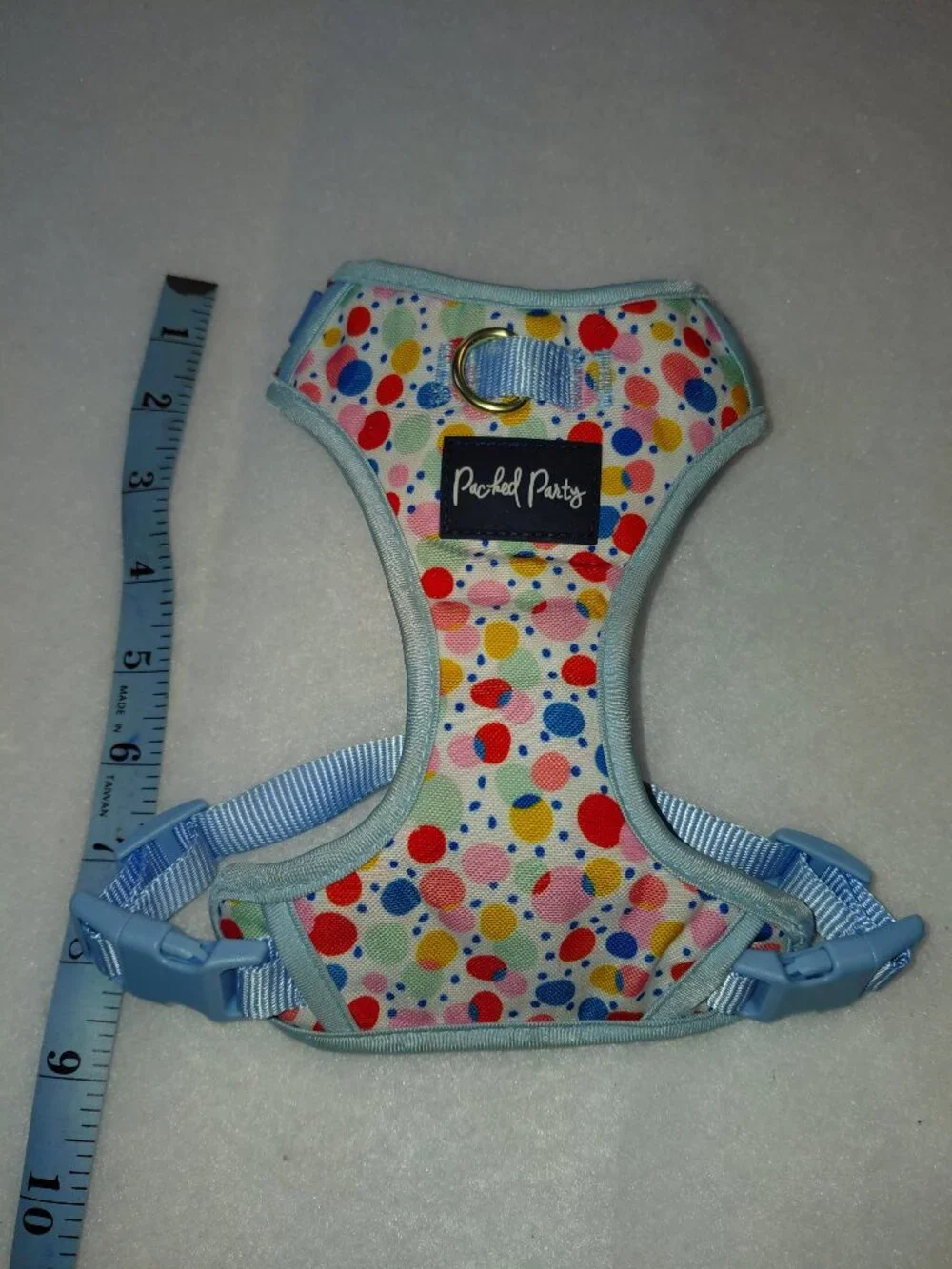 Packed Party Dog Harnes Sz Small (10-20 lbs) & Coastal K9 Explorer Collar 8-12